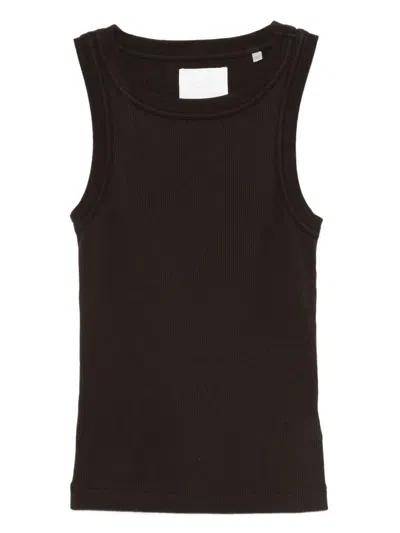 Citizens Of Humanity Ribbed Tank Top In Black