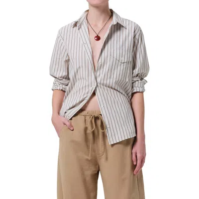 Citizen Of Humanity Citizens Of Humanity Shay Stripe Button-up Shirt