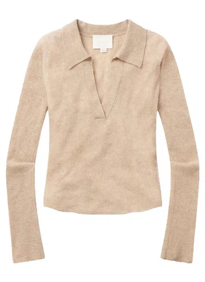 Citizens Of Humanity Simone Polo Sweater In Fawn