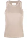 Citizen Of Humanity Citizens Of Humanity Sleeveless Ribbed Top In Md Brown
