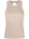 Citizen Of Humanity Citizens Of Humanity Sleeveless Ribbed Top In Nude