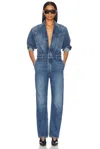 Citizens Of Humanity Solene Polished Jumpsuit In Phantom