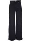 Citizen Of Humanity Citizens Of Humanity Paloma Wide-leg Corduroy Jeans In Black