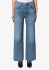 Citizen Of Humanity Citizens Of Humanity Washed Straight Jeans In Blue
