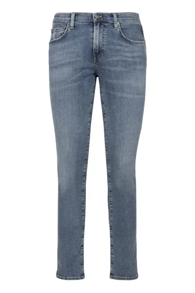 Citizens Of Humanity Stretch Cotton Jeans In Denim