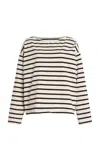 Citizen Of Humanity Striped Cotton-jersey T-shirt In Neutral
