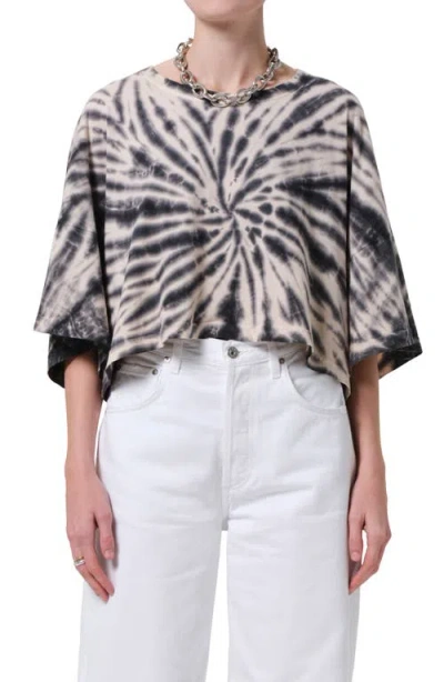 Citizens Of Humanity Tie Dye Crop Cape Organic Cotton Top