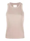 Citizen Of Humanity Citizens Of Humanity Sleeveless Ribbed Top In Brown