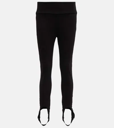Citizens Of Humanity Vero High-rise Denim Leggings In Plush Black
