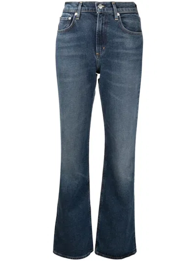 Citizens Of Humanity Vidia High-rise Flared Jeans In Blue