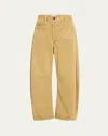 Citizen Of Humanity Citizens Of Humanity Horseshoe Regenerative Cotton Pants In Larkin Mdlt K