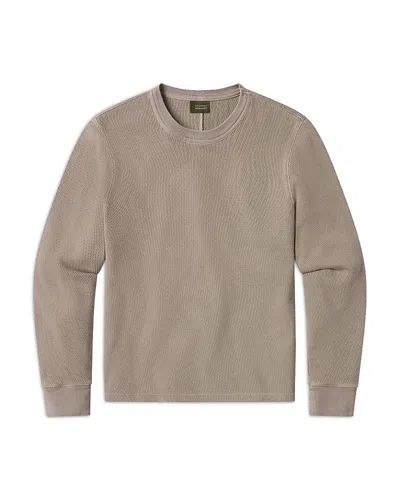Citizen Of Humanity Citizens Of Humanity Waffle Long Sleeve Tee In Wheat