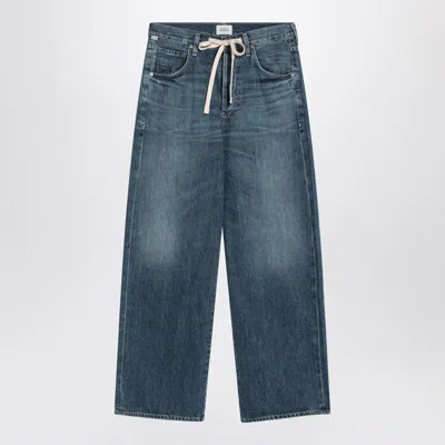 CITIZEN OF HUMANITY CITIZENS OF HUMANITY WASHED JEANS WITH DRAWSTRING