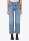Citizen Of Humanity Womens Meuse Annina Straight-leg Denim Jeans In Blue
