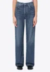 Citizen Of Humanity Washed-out Wide Jeans In Indigo