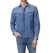 Citizen Of Humanity Western Denim Shirt In Matchbook In Multi