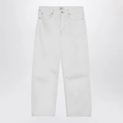 CITIZENS OF HUMANITY WHITE DENIM JEANS