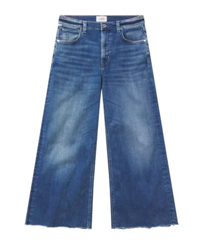 Citizens Of Humanity Wide Leg Jeans In Blue
