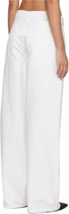 Citizen Of Humanity Brynn Wide Leg Organic Cotton Trouser Jeans In White