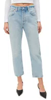 Citizens Of Humanity Dahlia Bow Leg Baby Roll Jeans In Ribbon In Blaire
