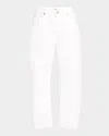 Citizen Of Humanity Isola Cropped Bootcut Recycled Leather-blend Pants In Canyon