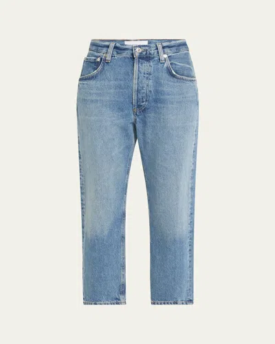 CITIZEN OF HUMANITY WINSLOW CROPPED BOYFRIEND JEANS