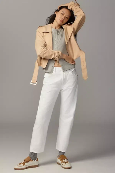 Citizens Of Humanity Winslow Cropped Boyfriend Jeans In White