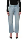 Citizens Of Humanity Florence Wide Straight In Scout In Light Vintage Indigo In Multi