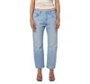Citizens Of Humanity Dahlia Bow Leg Baby Roll Jeans In Ribbon In Blaire