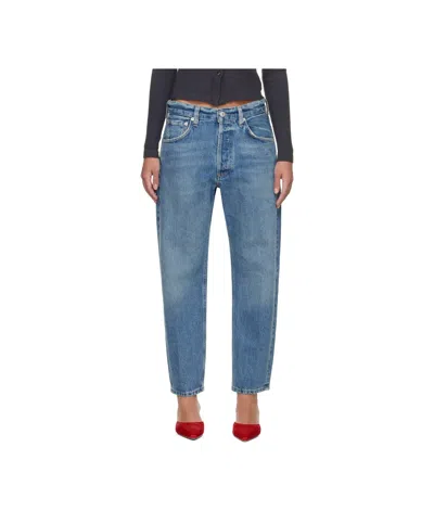 Citizen Of Humanity Delphina High Rise Straight Jean In Elsinore In Blue