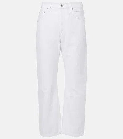 Citizen Of Humanity Ayla Rigid High-rise Baggy Jeans In White