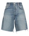 Citizens Of Humanity Woman Denim Shorts Blue Size 27 Cotton
