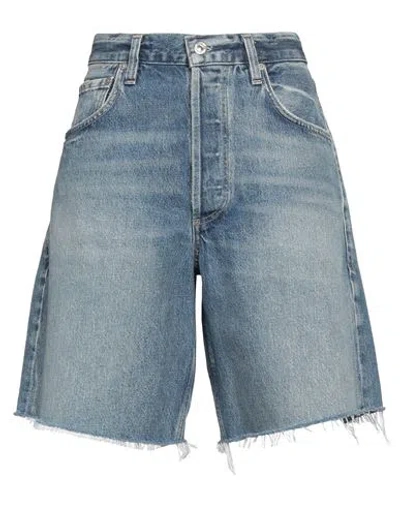Citizen Of Humanity Citizens Of Humanity Woman Denim Shorts Blue Size 27 Cotton