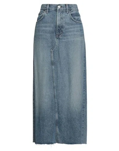 Citizen Of Humanity Citizens Of Humanity Woman Denim Skirt Blue Size 29 Lyocell, Pre-consumer Recycled Cotton