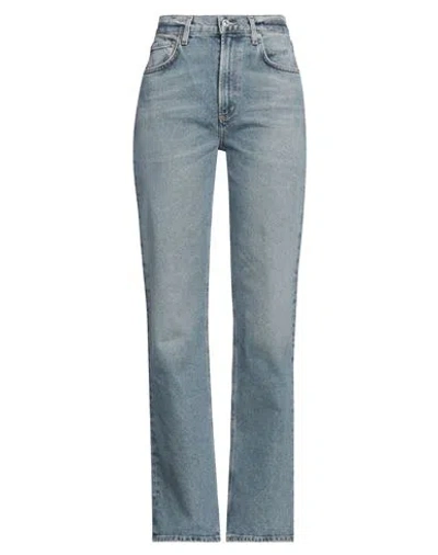 Citizens Of Humanity Woman Jeans Blue Size 29 Cotton, Polyurethane