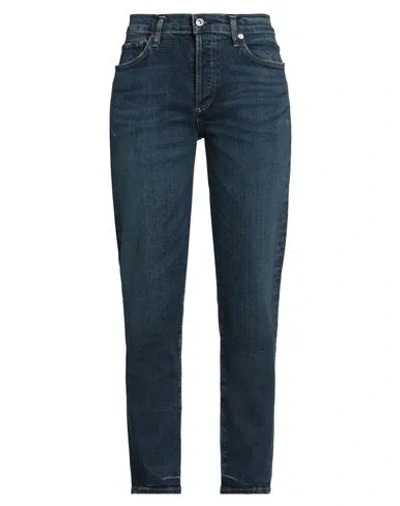 Citizens Of Humanity Woman Jeans Blue Size 28 Organic Cotton, Recycled Elastane