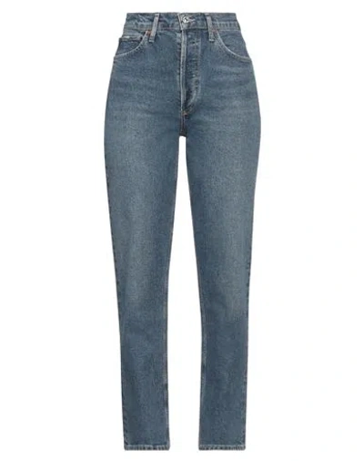 Citizen Of Humanity Citizens Of Humanity Woman Jeans Blue Size 29 Cotton, Polyurethane