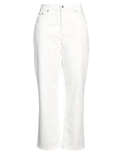 CITIZEN OF HUMANITY CITIZENS OF HUMANITY WOMAN JEANS CREAM SIZE 29 COTTON