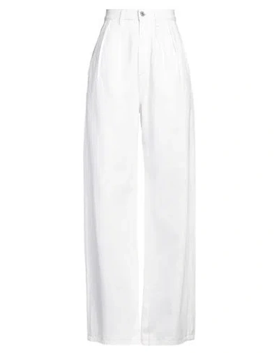 Citizens Of Humanity Woman Jeans White Size 28 Organic Cotton