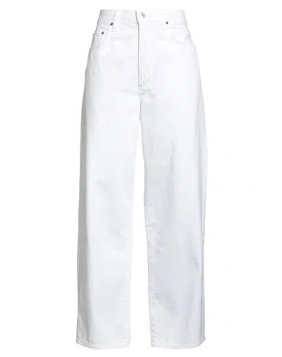 Citizens Of Humanity Woman Jeans White Size 30 Cotton
