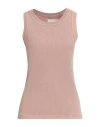 Citizen Of Humanity Citizens Of Humanity Woman Tank Top Blush Size L Organic Cotton, Tencel Lyocell, Elastane