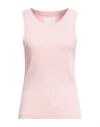 Citizen Of Humanity Citizens Of Humanity Woman Tank Top Pink Size L Organic Cotton, Tencel Lyocell, Elastane