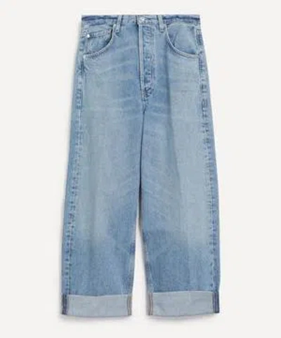 Citizen Of Humanity Citizens Of Humanity Women's Ayla Baggy Cuffed Crop Jeans In Gemini