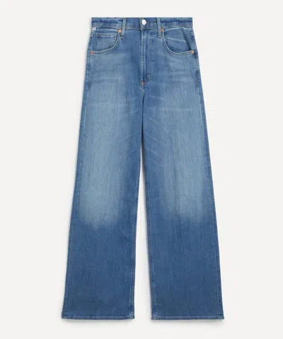 Citizen Of Humanity Lyra Wide-leg Jeans In Blue