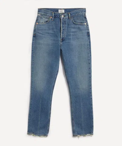Citizens Of Humanity Jolene High-rise Vintage Slim Jeans In Dimple