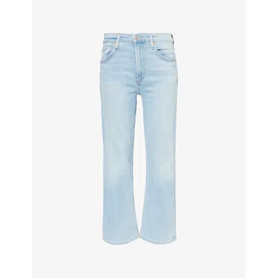 Citizens Of Humanity Isola High-rise Bootcut Stretch-denim Jeans In Marquee (pale Indigo)