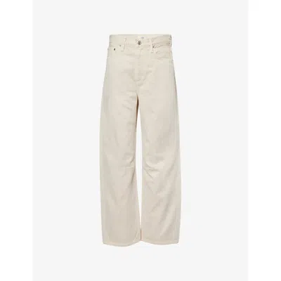 Citizens Of Humanity Womens  Miro Relaxed-fit Denim Trousers In Almondette (light Brown)