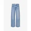 Citizen Of Humanity Womens Bijou (md Indigo) Lindz Straight-leg Denim Jeans