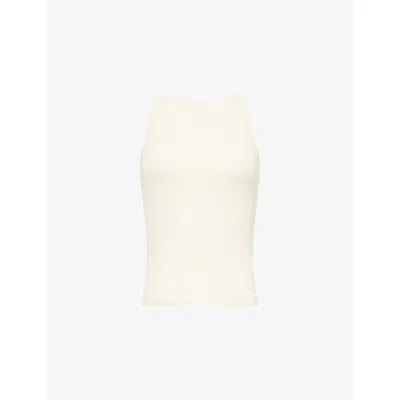 Citizens Of Humanity Womens  Isabel Sleeveless Organic-cotton Blend Top In Dune (beige)