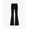 Citizens Of Humanity Womens  Lilah High-waist Bootcut Stretch-denim Jeans In Plush Black (black